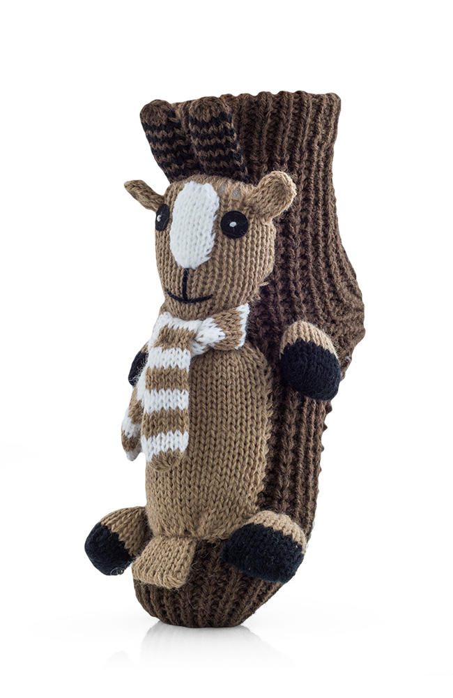 MONA SKARPETY KIDS HOMELINE ANIMALS KHA - SKARPETKI DZIECIĘCE Z ABS