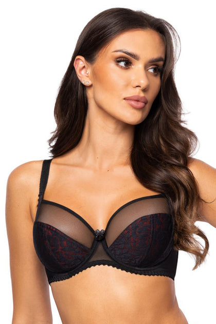 PARIPARI LAILA BRA SOFT BLACK-RED