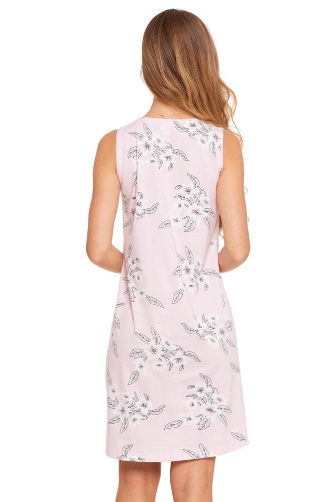MORAJ KOSZULA DAMSKA NOCNA W KWIATY PLUS SIZE PDK3300-004 - SS/2024
