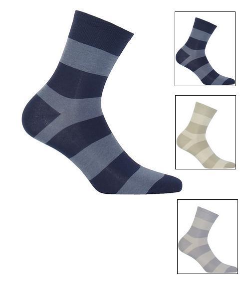 WOLA SKARPETKI MĘSKIE Z BAWEŁNY 12TEX CASUAL SOFT