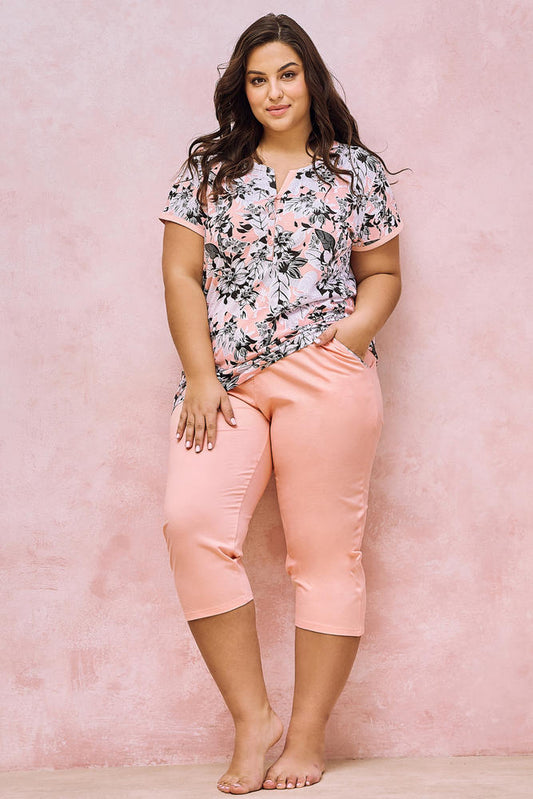 TARO 3166 PIŻAMA DAMSKA LANA 2XL-3XL
