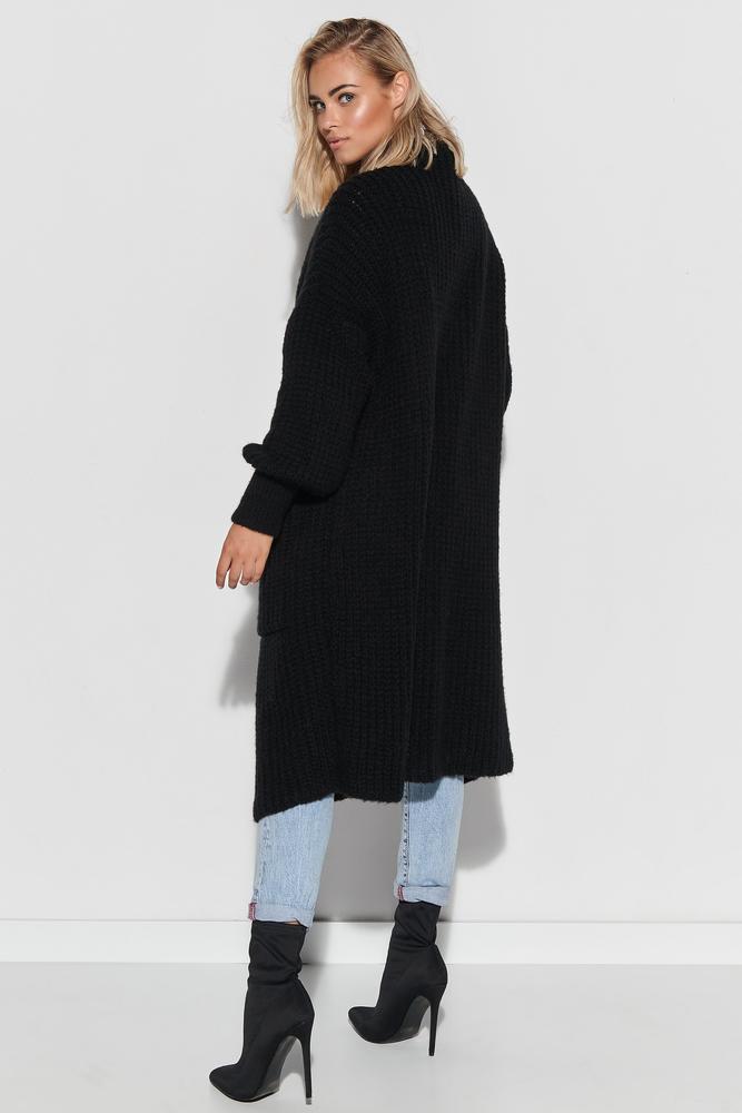 MAKADAMIA SWETER KARDIGAN Z KIESZENIAMI I GUZIKAMI CAMEL S101
