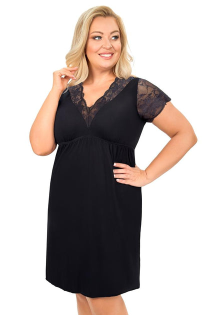 DONNA KOSZULA NOCNA Z WISKOZY - SONIA PLUS SIZE