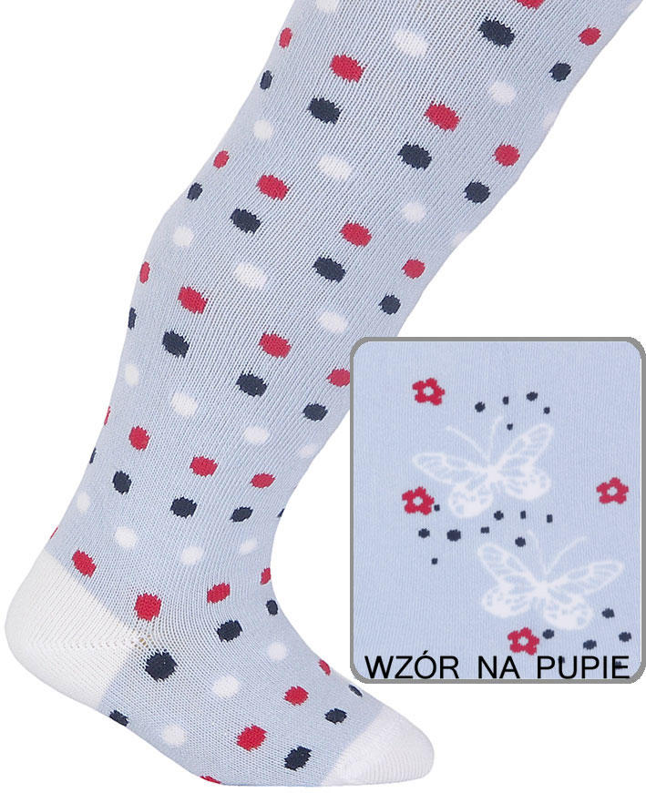 GATTA BABE - RAJSTOPY WZOROWANE BAWEŁNIANE 0 - 2 LATA - G18.01N, U18.01N