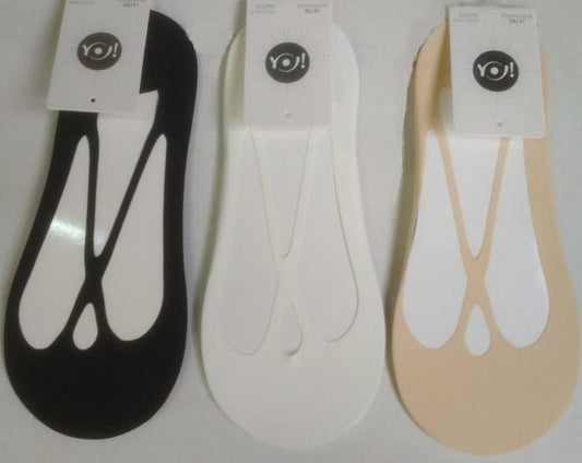YO STOPKI NISKIE DAMSKIE LASEROWE Z PASKAMI MIX SKB-0096K