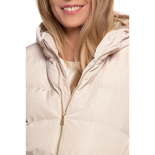 MORAJ KAMIZELKA DAMSKA PUCHOWA DŁUGA Z KAPTUREM BEZRĘKAWNIK ODW5500-002