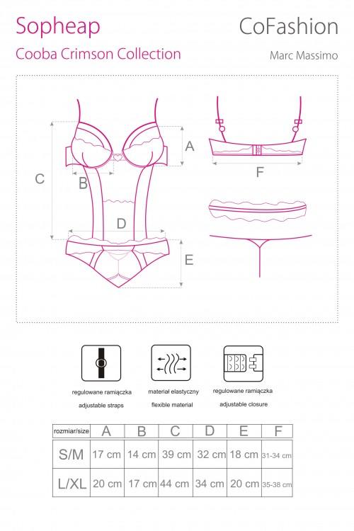 COFASHION BODY SOPHEAP CF 90392 COOBA CRIMSON COLLECTION