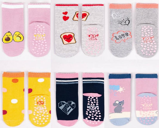 SKARPETY CIENKIE WZORZYSTE ABS SKA-0002  - YO!