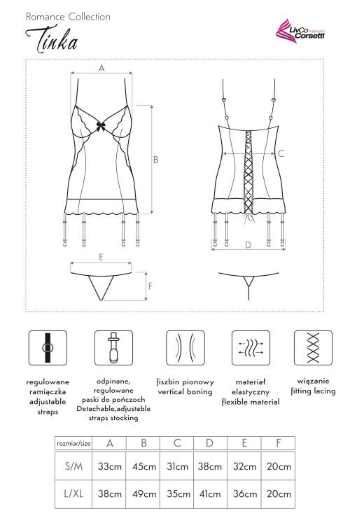 LIVCO CORSETTI FASHION KOMPLET TINKA LC 90180