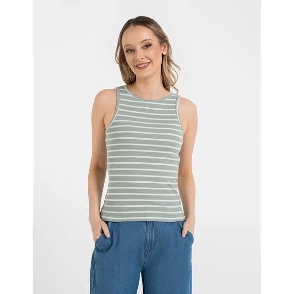 MORAJ KOSZULKA TANK TOP W PRĄŻEK BD900-322