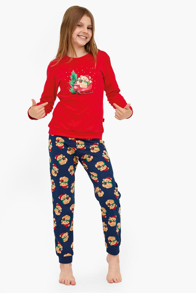 CORNETTE PIŻAMA GIRL YOUNG DR 592/186 TEDDY