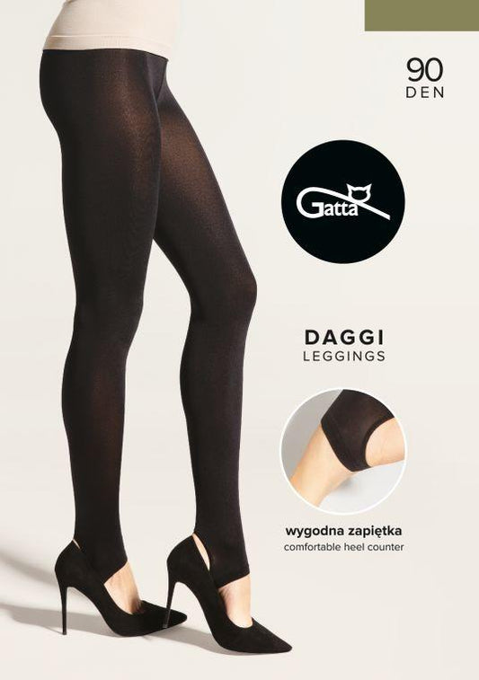 GATTA DAGGI - LEGGINSY NARCIARKI 90 - DEN 000.44Y