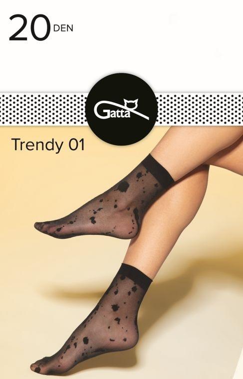 GATTA TRENDYLINE SOCKS - SKARPETKI DAMSKIE WZORZYSTE 000.96T - TRENDY 2024
