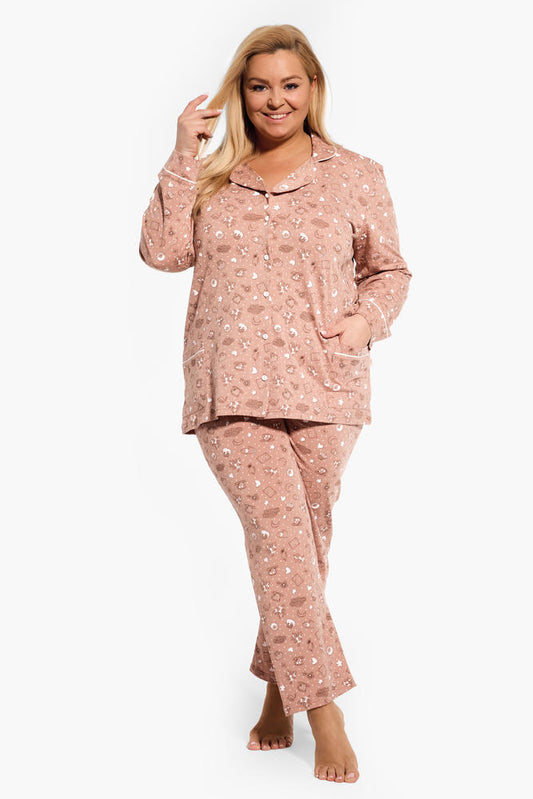 CORNETTE PIŻAMA DAMSKA DR 482/434 SMILE 4 BIG