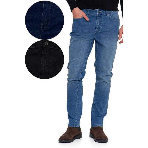 MORAJ SPODNIE MĘSKIE JEANSY PROSTE NOGAWKI OSM5900-003