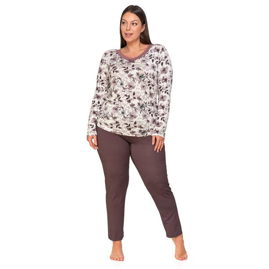 MORAJ PIŻAMA NOCNA DAMSKA PLUS SIZE PDD5500-004 - AW2024/25