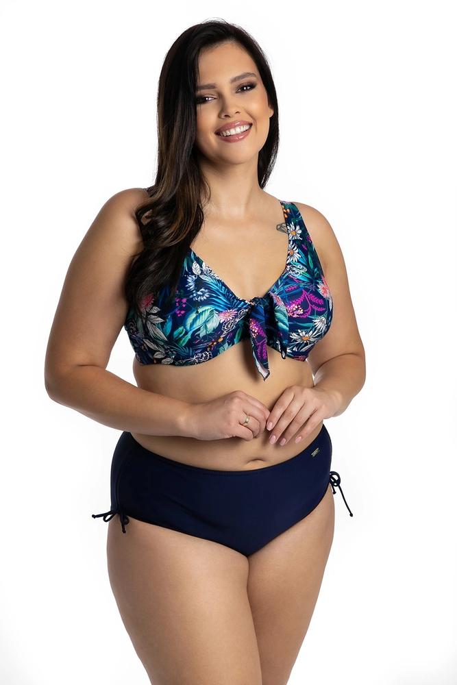 PRIMO DWUCZĘŚCIOWY KOSTIUM KĄPIELOWY PLUS SIZE MODELUJĄCY MIĘKKIE MISKI I MAJTKI Z WYSOKIM STANEM 615