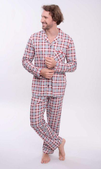 WADIMA 204133 PIŻAMA MĘSKA DŁUGI RĘKAW DŁUGIE SPODNIE