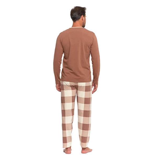MORAJ PIŻAMA MĘSKA PLUS SIZE PDM5500-010 - AW2024/25