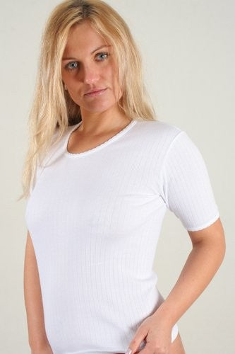 KOSZULKA DAMSKA BIAŁA 1315 KR R.XL-3XL
