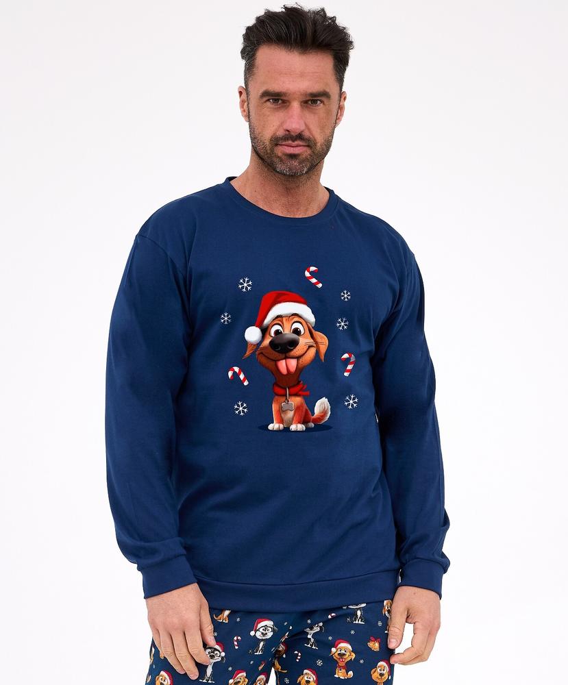 PIŻAMA CORNETTE 115/294 DOG 2 CHRISTMAS DŁ/RĘKAW