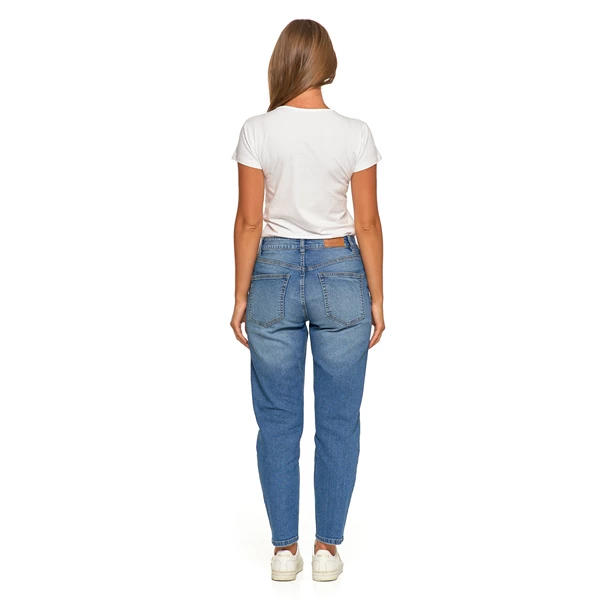 MORAJ DAMSKIE SPODNIE JEANSOWE MOM FIT OSD5000-006