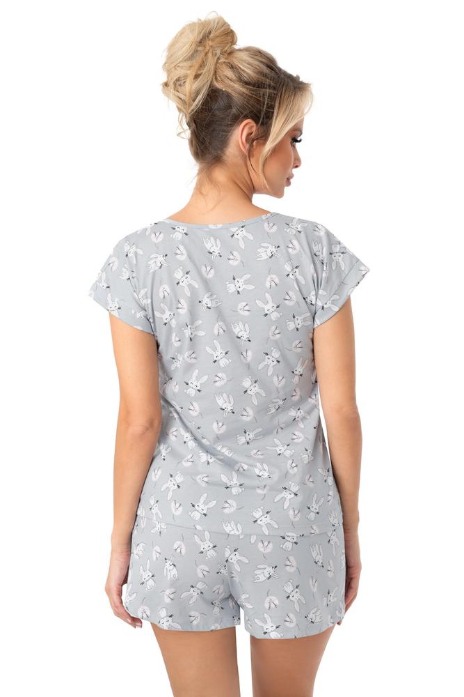 DONNA PIŻAMA DAMSKAZ KRÓTKIMI SPODENKAMI - BUNNY SHORT