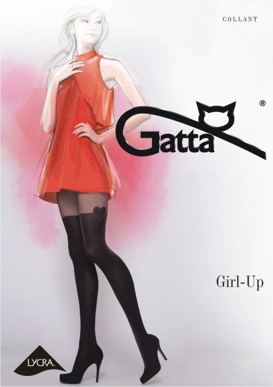 GATTA RAJSTOPY DAMSKIE WZORZYSTE, GIRL-UP