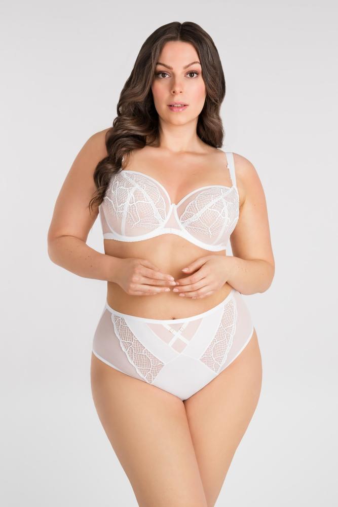 GORSENIA K849 BIUSTONOSZ MIĘKKI BIG FOREVER WHITE
