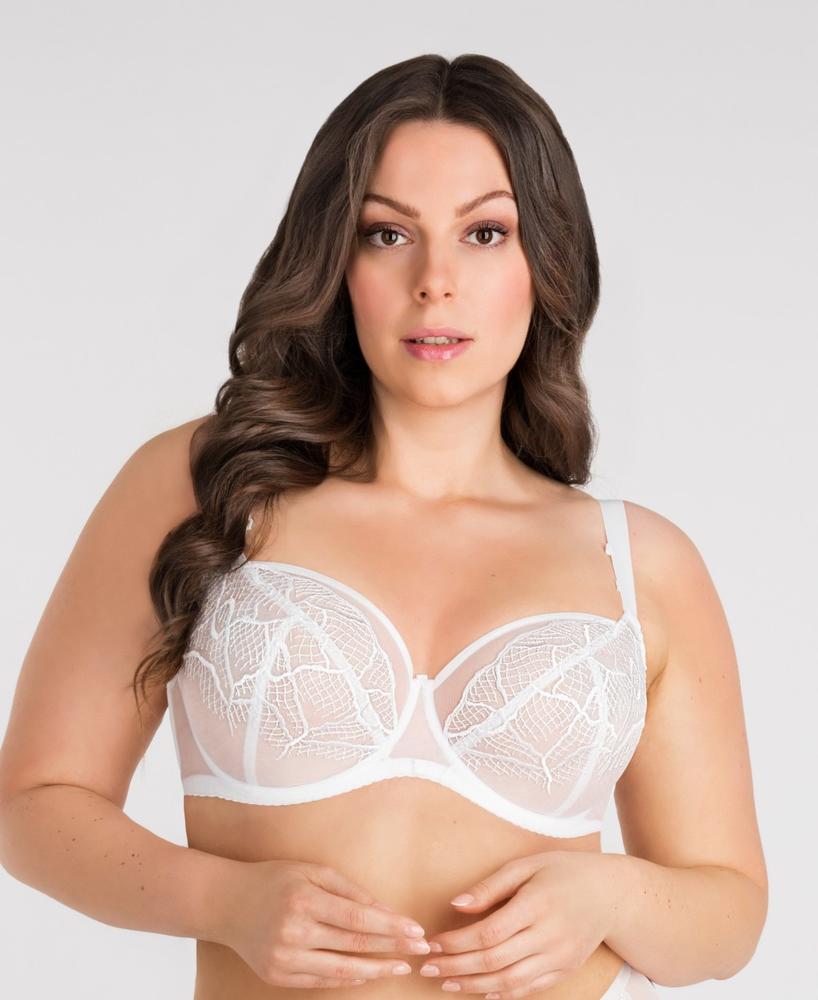 GORSENIA K849 BIUSTONOSZ MIĘKKI BIG FOREVER WHITE