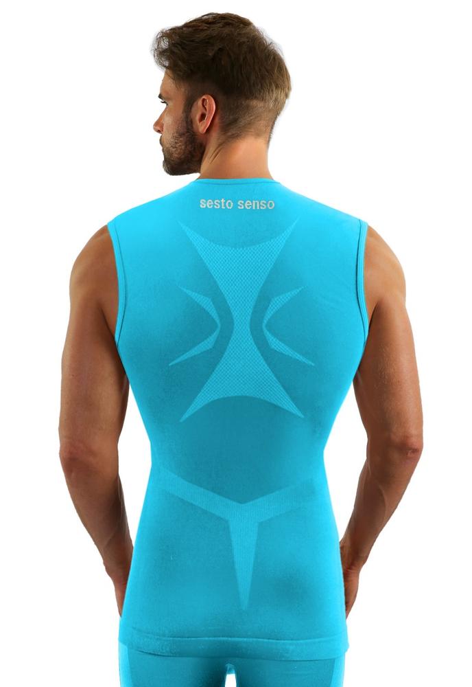 SESTO-SENSO MENS TANK TOP CL 38 - KOSZULKA TERMOAKTYWNA SZEROKIE RAMIĄCZKO