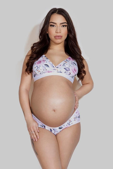 BIUSTONOSZ LILLY FLOWERS - MAMA BASIC MITEX
