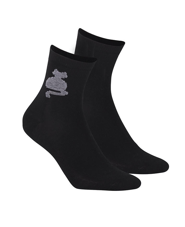 WOLA SKARPETKI PERFECT WOMAN WZORZYSTE BAWEŁNIANE - W84.01P - SS2023