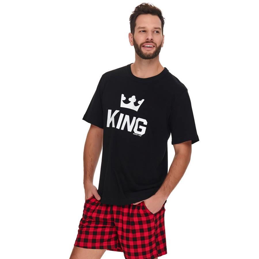 DOCTOR-NAP PIŻAMA MĘSKA KING, KRÓTKIE SZORTY PMB.9952 - AW2020