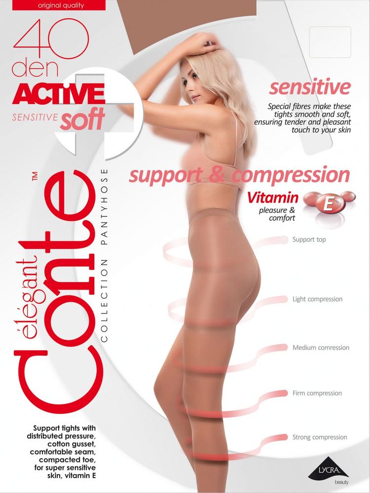 CONTE RAJSTOPY ACTIVE SOFT 40 DEN R.2-4