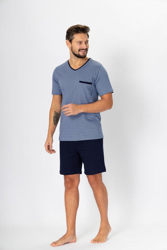 M-MAX PIŻAMA MĘSKA CARL 888/1 881/2 - KOLEKCJA HOTBERG 2023