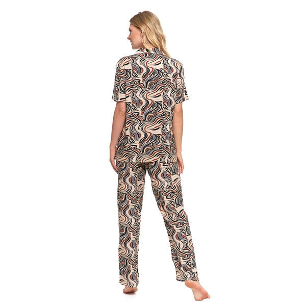 MORAJ PIŻAMA DAMSKA WISKOZA PLUS SIZE PDD5800-004 - AW2024/25