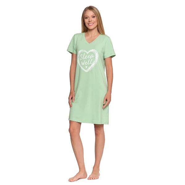 MORAJ KOSZULA NOCNA DAMSKA KLASYCZNA Z NADRUKIEM PDK3100-022 AW25/26