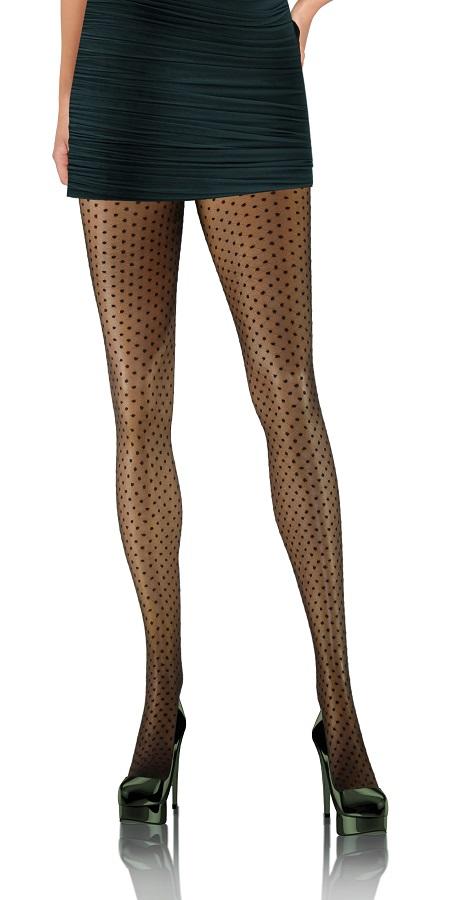 SESTO-SENSO RAJSTOPY W KROPKI FASHION F09 20 DEN