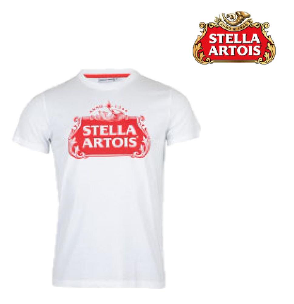 RAJ-POL T- SHIRT MĘSKI STELLA ARTOIS BIAŁY 116680, 116697, 116703, 117182, 117199