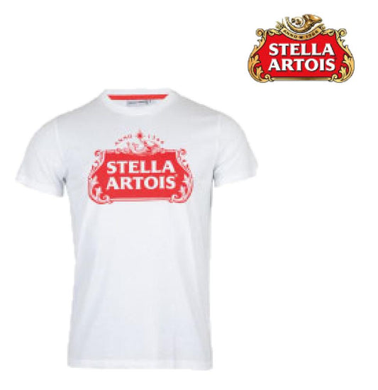 RAJ-POL T- SHIRT MĘSKI STELLA ARTOIS BIAŁY 116680, 116697, 116703, 117182, 117199