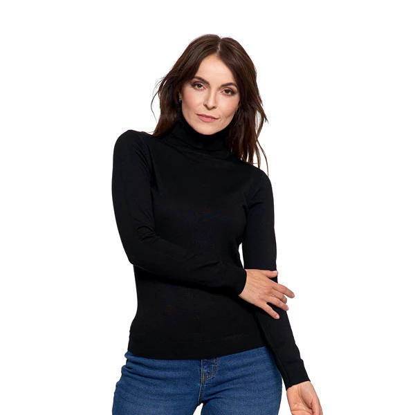 MORAJ DAMSKI GOLF SWETER Z WISKOZY BDS3200-006