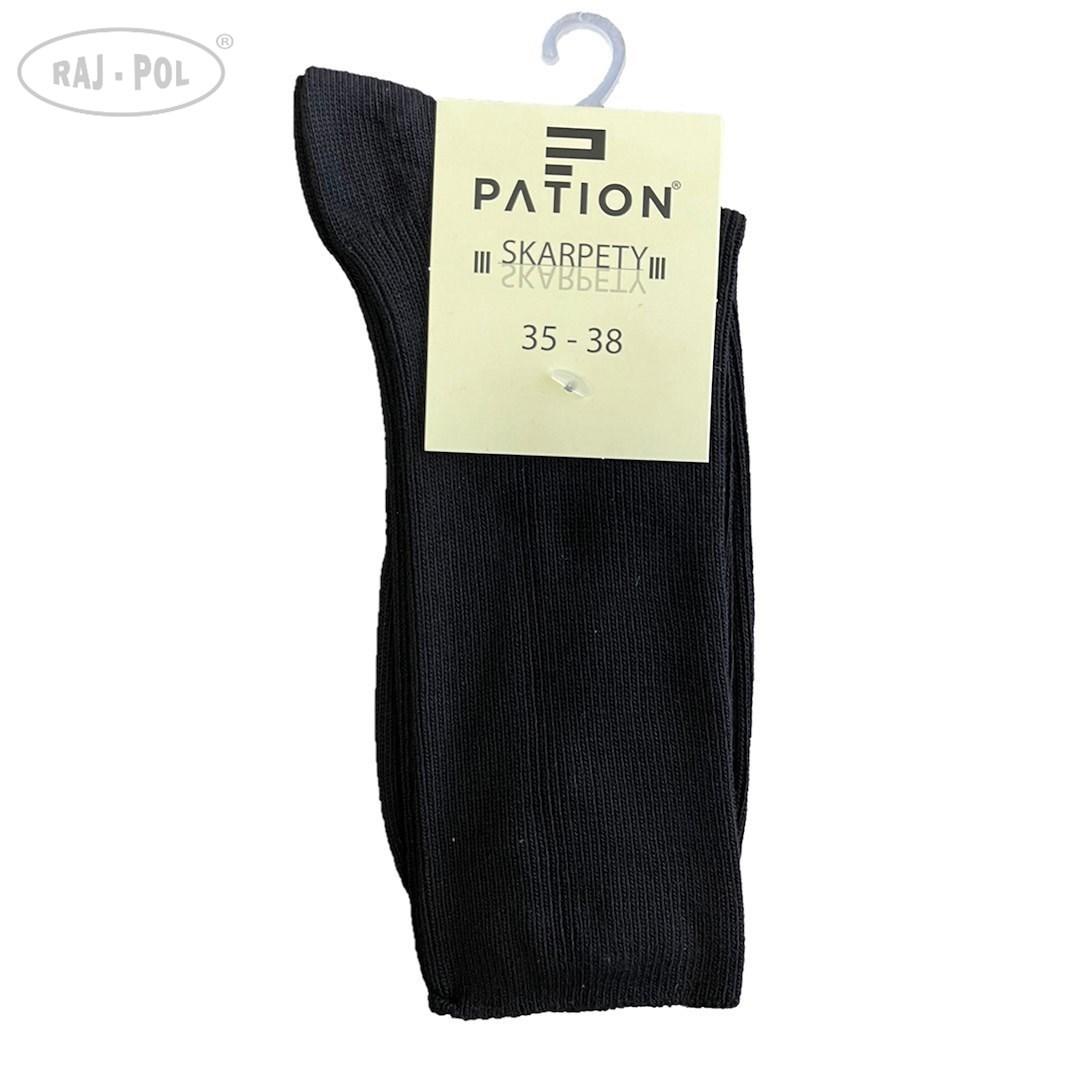 RAJ-POL SKARPETY BEZUCISKOWE BAWEŁNIANE COMFORT MEDYCZNE CZARNE 799503, 799510