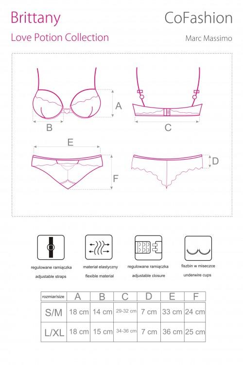 COFASHION KOMPLET BRITTANY CF 90389 COOBA CRIMSON COLLECTION