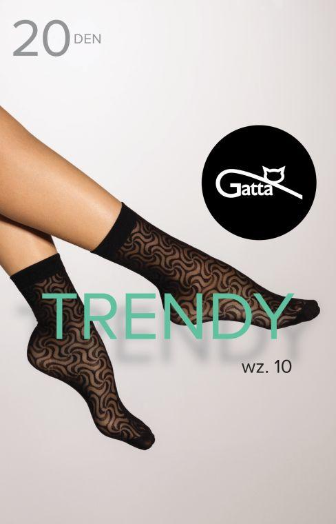 GATTA TRENDYLINE SOCKS - SKARPETKI DAMSKIE WZORZYSTE 000.96T - TRENDY 2024