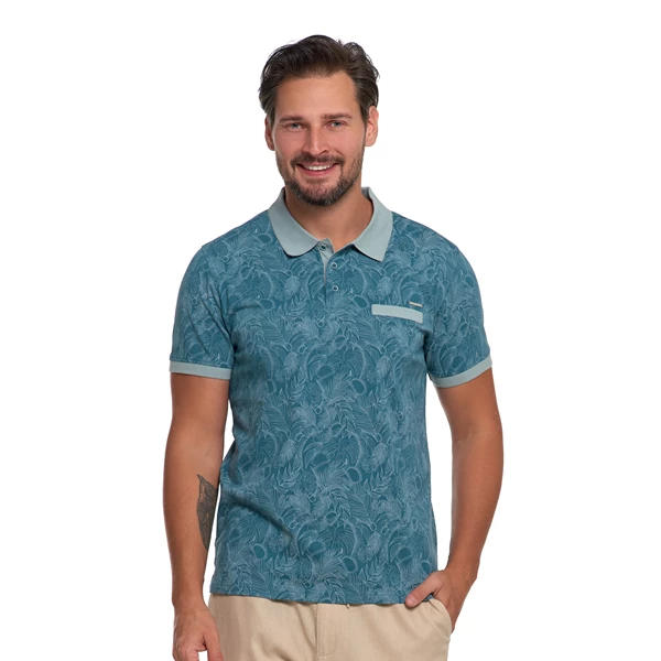 MORAJ KOSZULKA POLO MĘSKA WZORZYSTA OTP2800-001