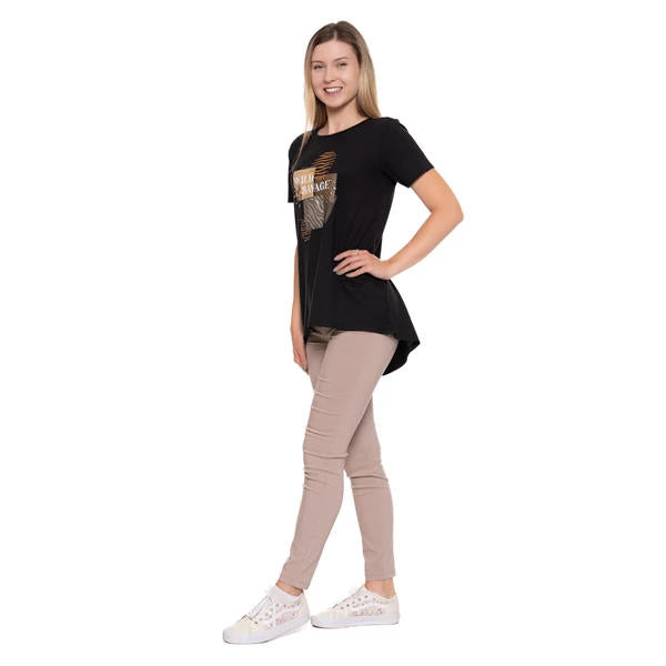 MORAJ T-SHIRT DAMSKI Z PRINTEM BD2500-029