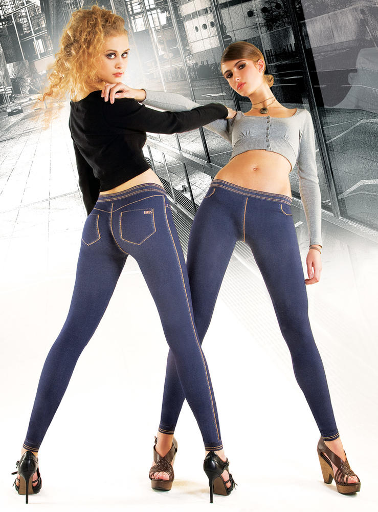 LORES LEGINSY PANTA JEANS 90 DEN - ostatnie sztuki!!!