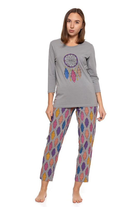 MORAJ PIŻAMA DAMSKA PLUS SIZE PDD4700-011 AW2024/25