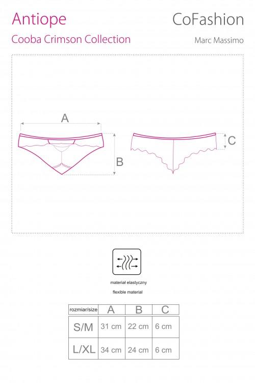 COFASHION PANTY ANTIOPE CF 90390 COOBA CRIMSON COLLECTION